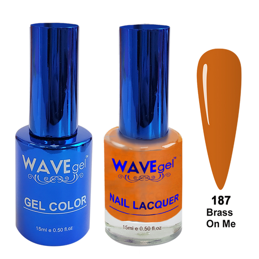 Wave Gel DUO, Royal Collection, Winter Holiday, WR187, Brass On Me, 0.5oz