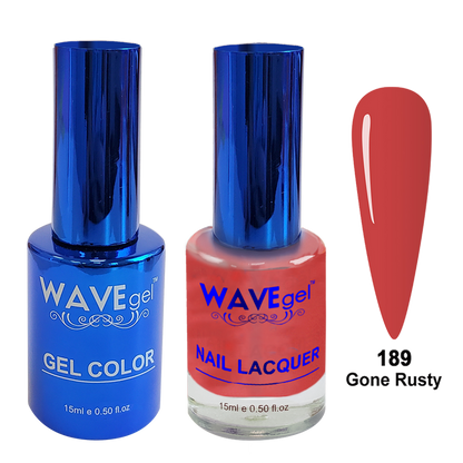 Wave Gel DUO, Royal Collection, Winter Holiday, WR189, Gone Rusty, 0.5oz