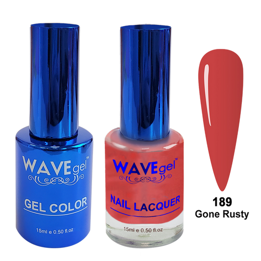 Wave Gel DUO, Royal Collection, Winter Holiday, WR189, Gone Rusty, 0.5oz