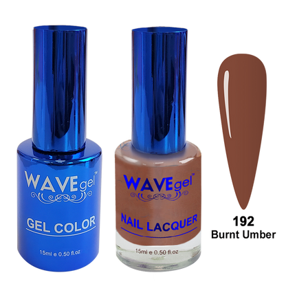 Wave Gel DUO, Royal Collection, Winter Holiday, WR192, Burnt Umber, 0.5oz