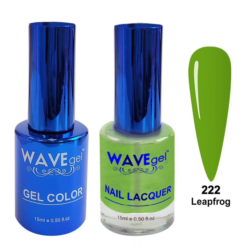 Wave Gel DUO, Royal Collection, Winter Holiday, WR222, Leapfrog, 0.5oz