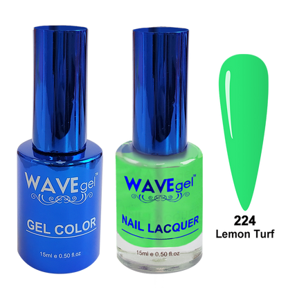 Wave Gel DUO, Royal Collection, Winter Holiday, WR224,Lemon Turf, 0.5oz