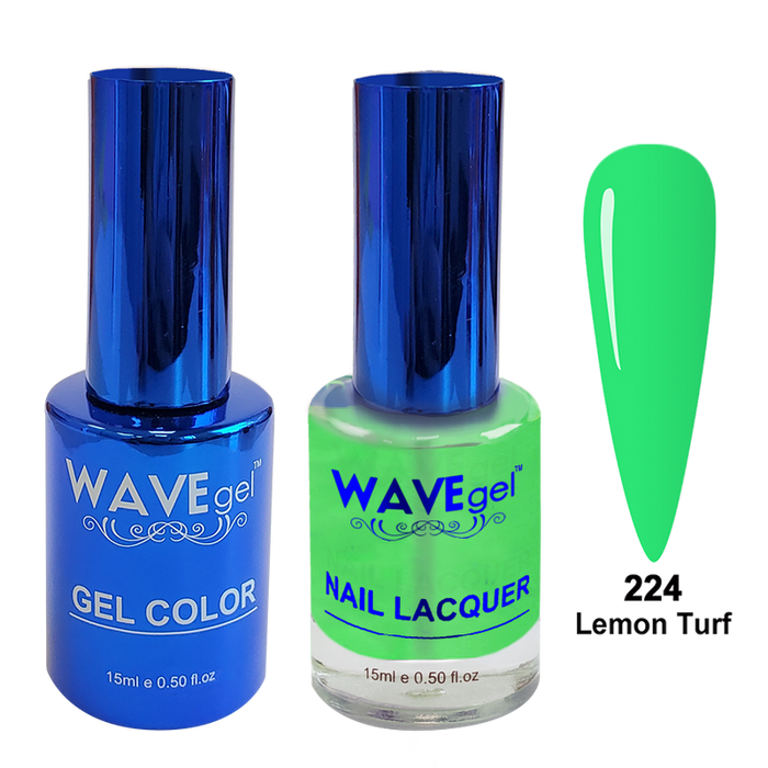 WAVEGEL DUO, Royal Collection, Winter Holiday, WR224,Lemon Turf, 0.5oz