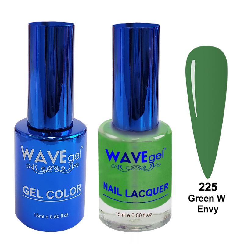 Wave Gel DUO, Royal Collection, Winter Holiday, WR225, Green W Envy, 0.5oz