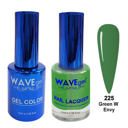 Wave Gel DUO, Royal Collection, Winter Holiday, WR225, Green W Envy, 0.5oz