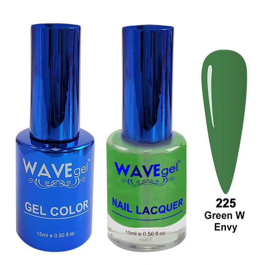 Wave Gel DUO, Royal Collection, Winter Holiday, WR225, Green W Envy, 0.5oz