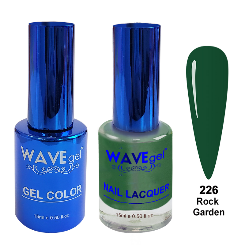 Wave Gel DUO, Royal Collection, Winter Holiday, WR226, Rock Garden, 0.5oz