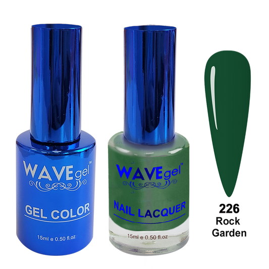 Wave Gel DUO, Royal Collection, Winter Holiday, WR226, Rock Garden, 0.5oz