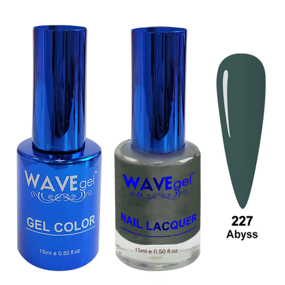 Wave Gel DUO, Royal Collection, Winter Holiday, WR227, Abyss, 0.5oz