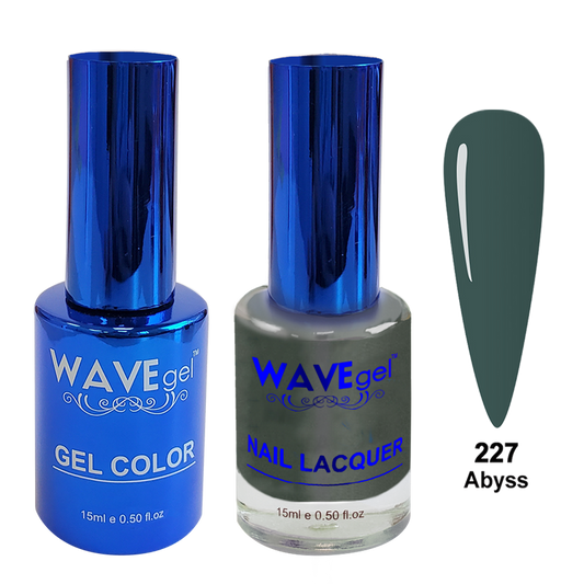 Wave Gel DUO, Royal Collection, Winter Holiday, WR227, Abyss, 0.5oz