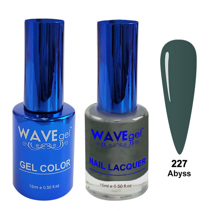 WAVEGEL DUO, Royal Collection, Winter Holiday, WR227, Abyss, 0.5oz