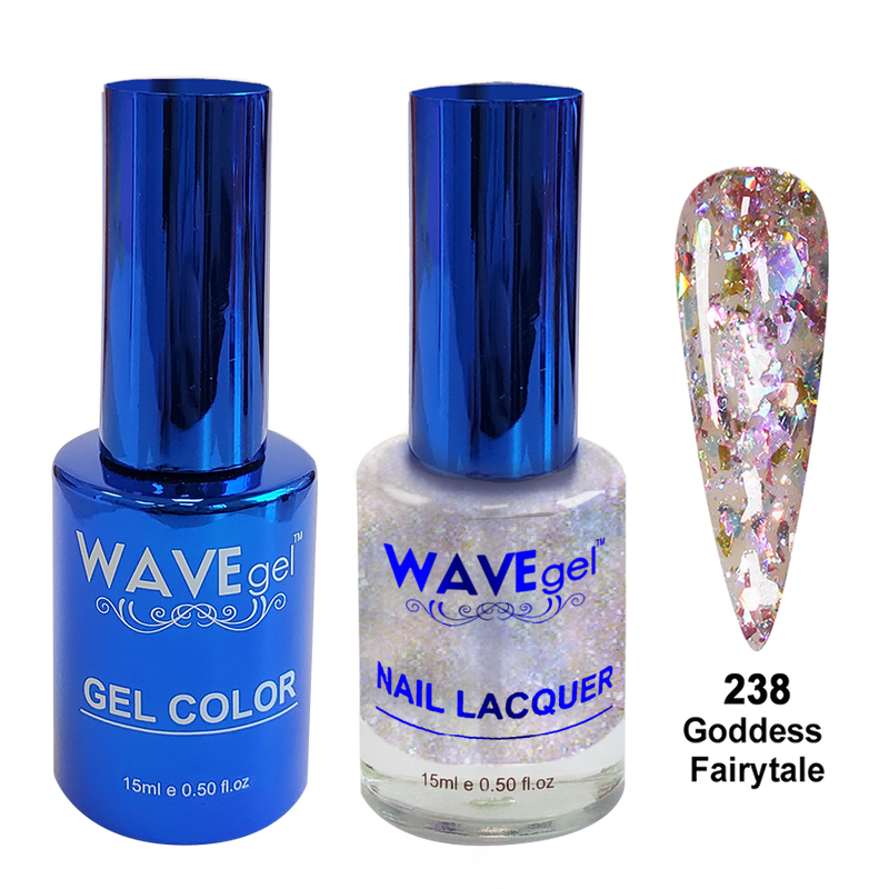 WAVEGEL DUO, Royal Collection, Winter Holiday, WR238, Goddess Fairytale, 0.5oz