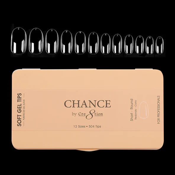 Chance Soft Tips - SHORT ROUND, BOX (Pk: 504 pcs/box)