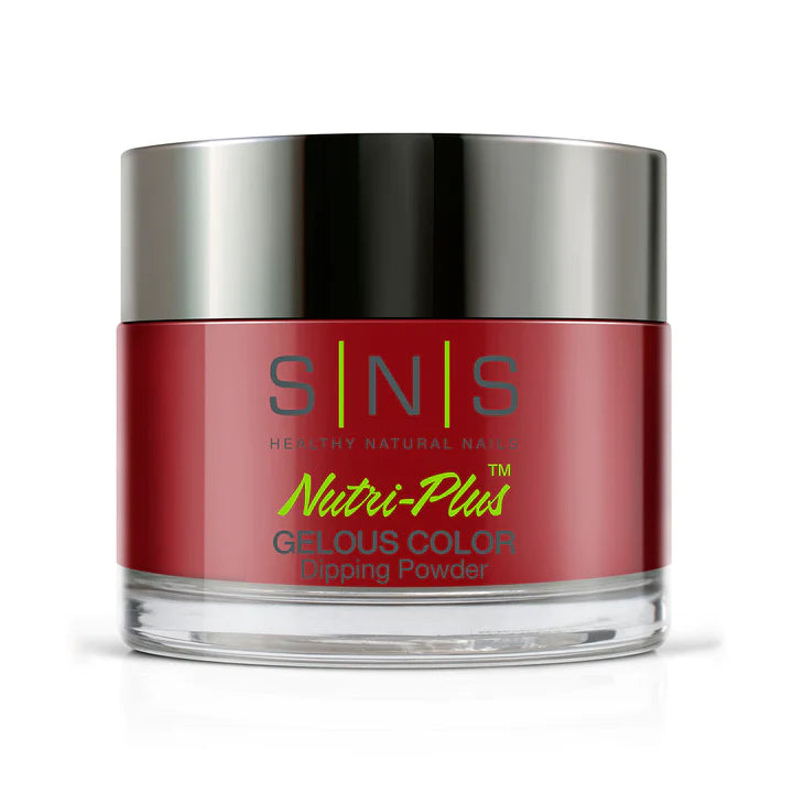 SNS Gelous Dipping Powder, 045, Lava Inferno Red, 1.5oz OK0521VD