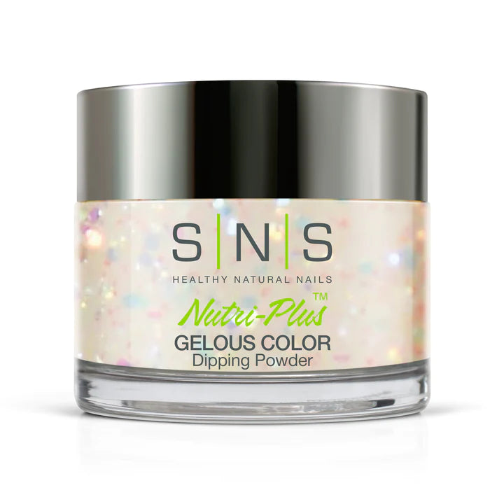 SNS Gelous Dipping Powder, 107, Angel Dust, 1.5oz OK0521VD