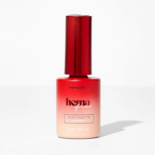 NotPolish Gel 0.5oz - SOFT MATTE Non Wipe Top Coat (HEMA Free), (Pk: 6pcs/box)