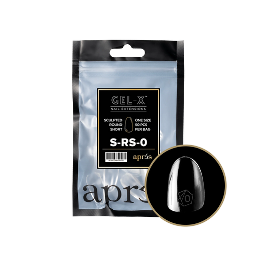 Apres Gel-X Sculpted ROUND SHORT Refill Bags, Size #0, 98440 OK0715MD
