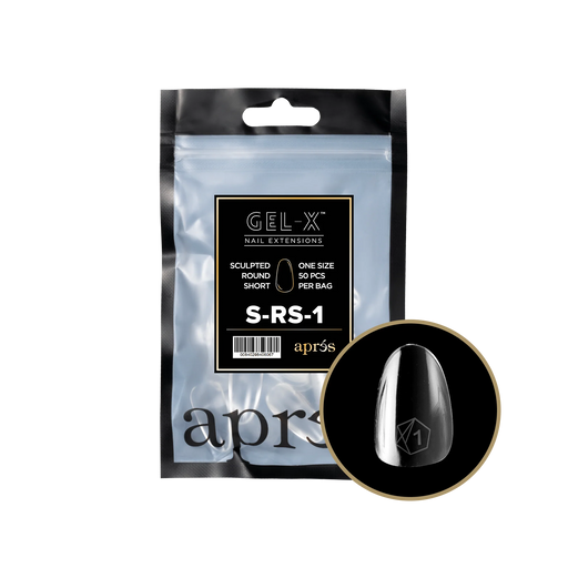 Apres Gel-X Sculpted ROUND SHORT Refill Bags, Size #1, 98441 OK0715MD