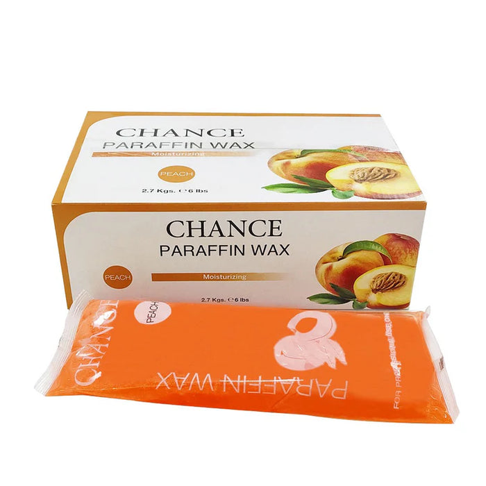 Chance Paraffin Wax - PEACH, CASE (Pk: 6 lb/box, 6 boxes/case)