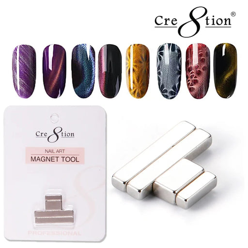 Cre8tion Nail Art - Magnet Tool, Cat Eye Magnet 4 Bars - SKU 11066