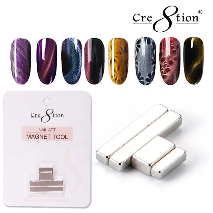 Cre8tion Nail Art - Magnet Tool, Cat Eye Magnet 4 Bars