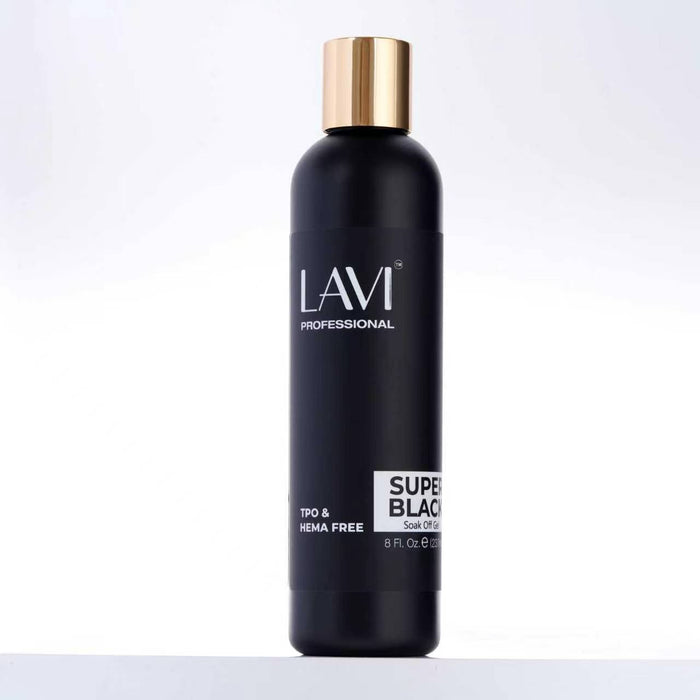 Lavi Super Black Gel REFILL 8oz (HEMA & TPO Free), V2 (Pk: 24 pcs/case)