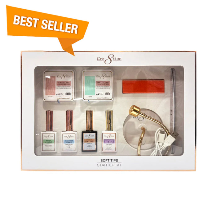 Cre8tion Gel Tip Extension - Starter Kit - Buy 20% OFF
