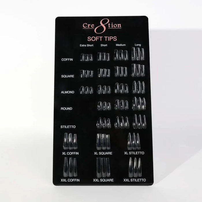 Cre8tion Soft Tip Counter Display Chart