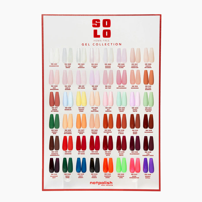 NotPolish Gel 0.5oz - SOLO 48 Colors (HEMA Free) Collection 000