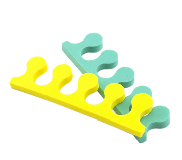 Airtouch Toe Separators EVA Foam, 4 Holes, 1 Tone, CASE, 10678 (Packing: 100 pcs/pack - 1,000 pairs/case)
