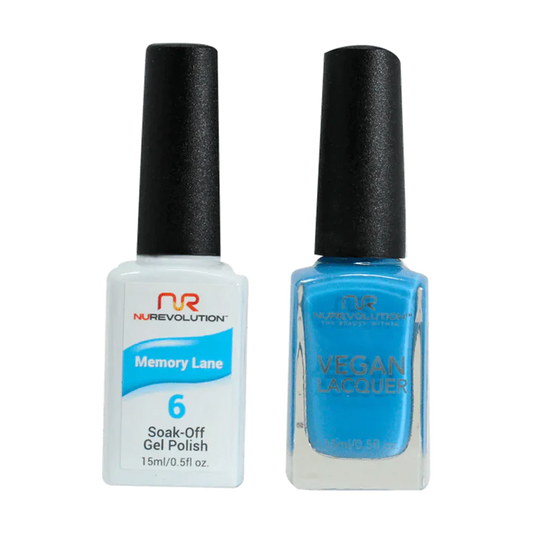 NuRevolution Gel Polish + Nail Lacquer, 006, Memorylane OK0425VD