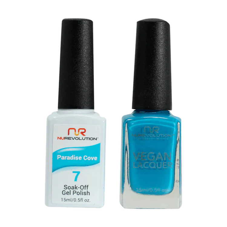 NuRevolution Gel Polish + Nail Lacquer, 007, Paradise Cove OK0425VD