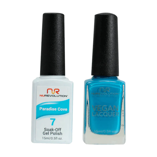 NuRevolution Gel Polish + Nail Lacquer, 007, Paradise Cove OK0425VD