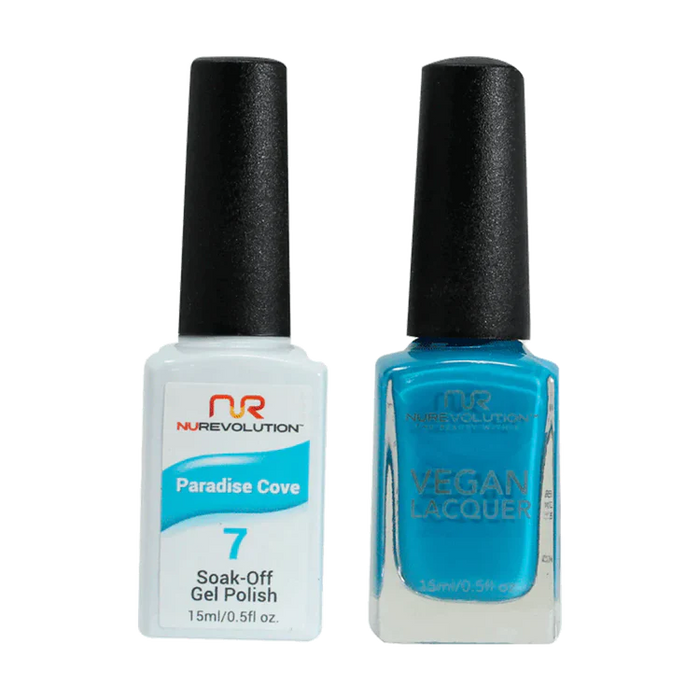 NuRevolution Gel Polish + Nail Lacquer, 007, Paradise Cove OK0425VD