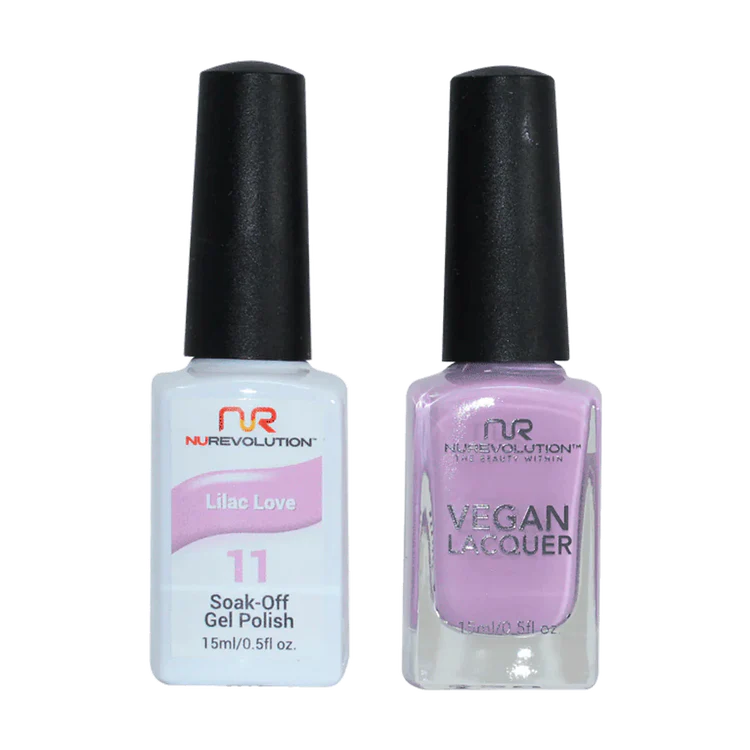 NuRevolution Gel Polish + Nail Lacquer, 011, Lilac Love OK0425VD