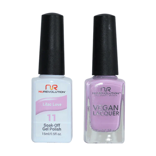 NuRevolution Gel Polish + Nail Lacquer, 011, Lilac Love OK0425VD