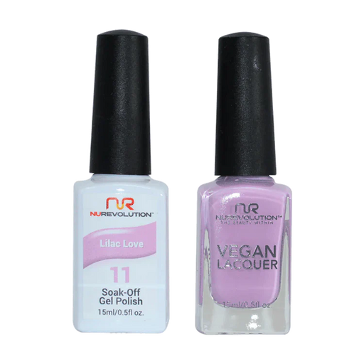 NuRevolution Gel Polish + Nail Lacquer, 011, Lilac Love OK0425VD