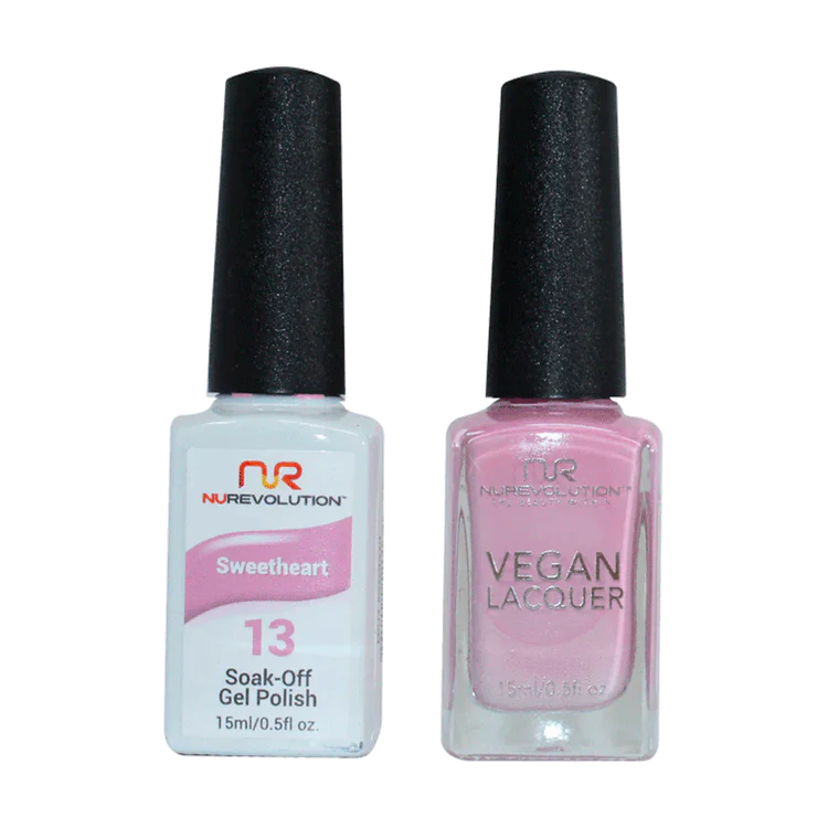 NuRevolution Gel Polish + Nail Lacquer, 013, Sweetheart OK0425VD