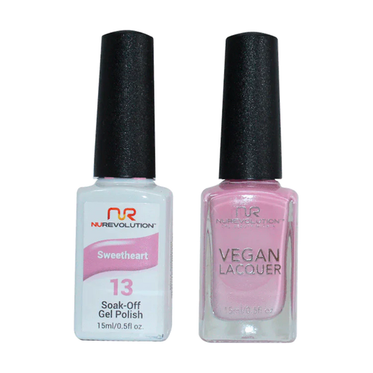 NuRevolution Gel Polish + Nail Lacquer, 013, Sweetheart OK0425VD