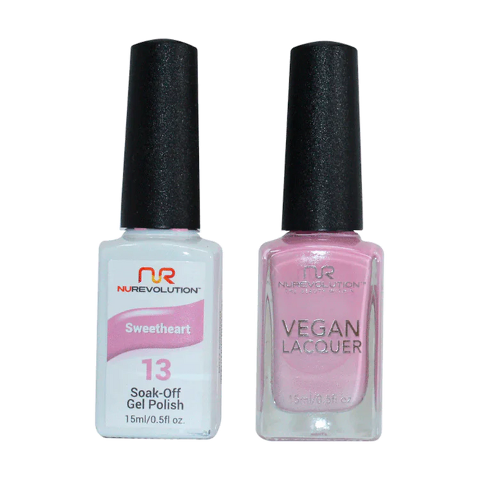 NuRevolution Gel Polish + Nail Lacquer, 013, Sweetheart OK0425VD