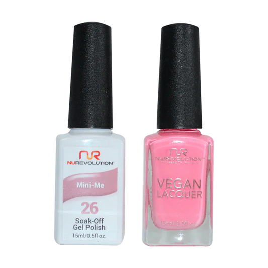 NuRevolution Gel Polish + Nail Lacquer, 026, Mini Me OK0425VD