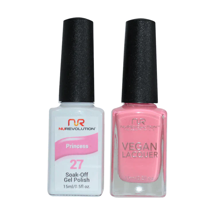 NuRevolution Gel Polish + Nail Lacquer, 027, Princess OK0425VD