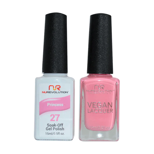 NuRevolution Gel Polish + Nail Lacquer, 027, Princess OK0425VD