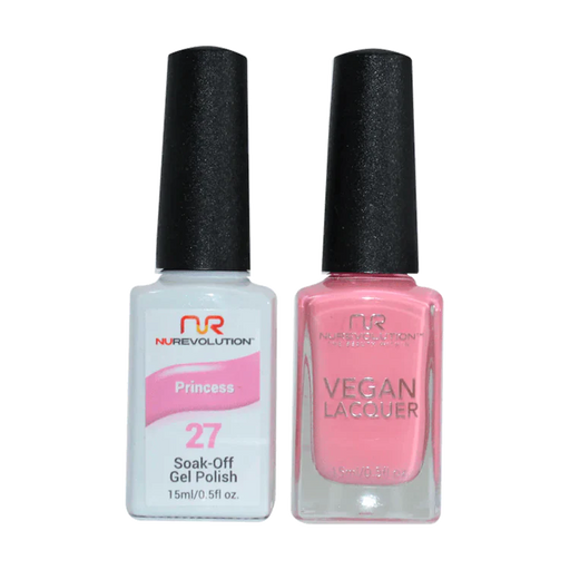 NuRevolution Gel Polish + Nail Lacquer, 027, Princess OK0425VD