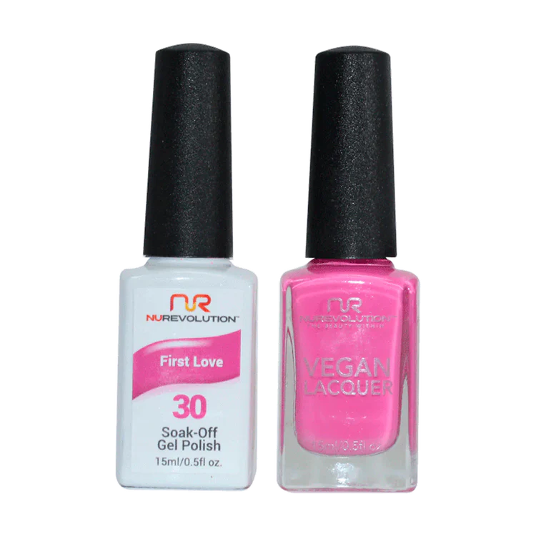 NuRevolution Gel Polish + Nail Lacquer, 030, First Love OK0425VD