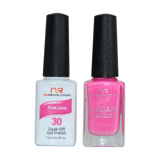 NuRevolution Gel Polish + Nail Lacquer, 030, First Love OK0425VD