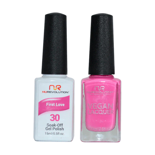 NuRevolution Gel Polish + Nail Lacquer, 030, First Love OK0425VD