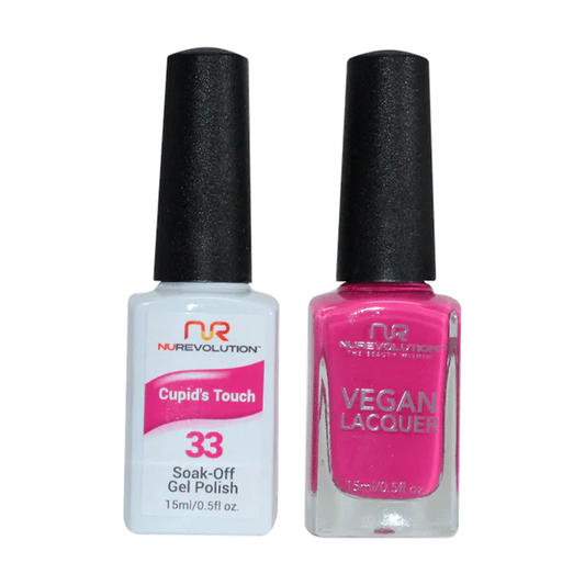 NuRevolution Gel Polish + Nail Lacquer, 033, Cupid's Touch OK0425VD