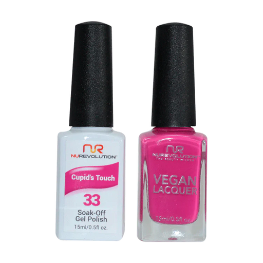 NuRevolution Gel Polish + Nail Lacquer, 033, Cupid's Touch OK0425VD