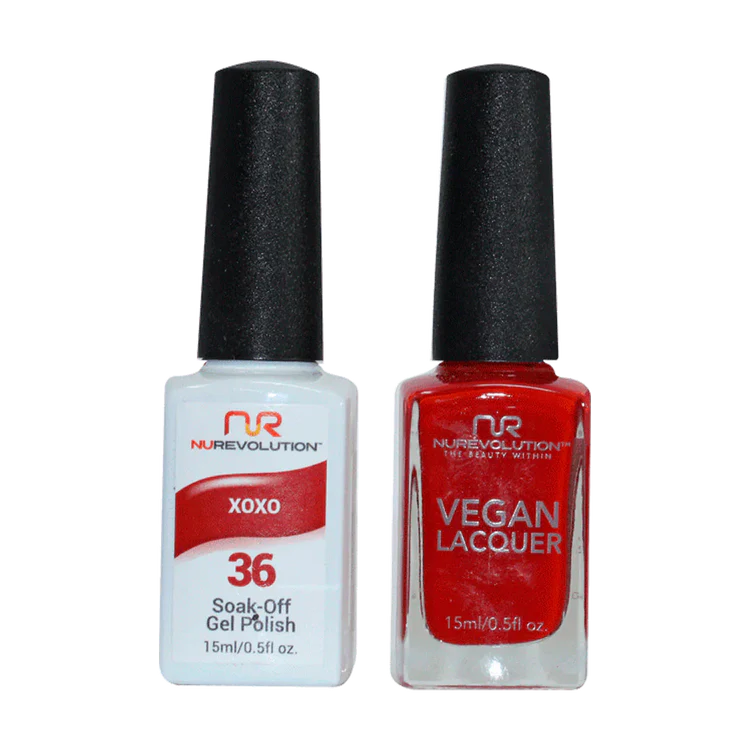 NuRevolution Gel Polish + Nail Lacquer, 036, XoXo OK0425VD